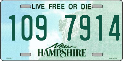 NH license plate 1097914
