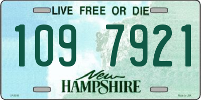 NH license plate 1097921