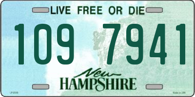 NH license plate 1097941