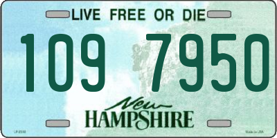 NH license plate 1097950