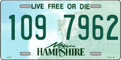 NH license plate 1097962