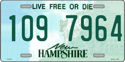 NH license plate 1097964