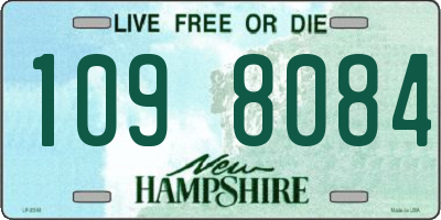 NH license plate 1098084