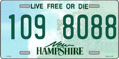NH license plate 1098088