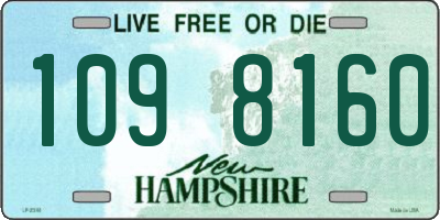 NH license plate 1098160