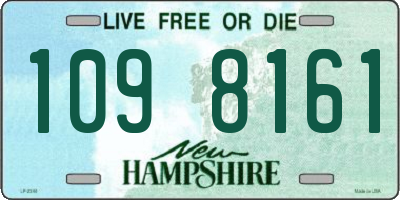 NH license plate 1098161