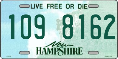 NH license plate 1098162