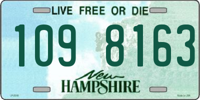 NH license plate 1098163