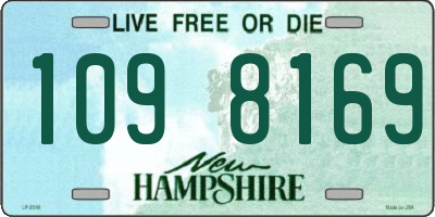 NH license plate 1098169