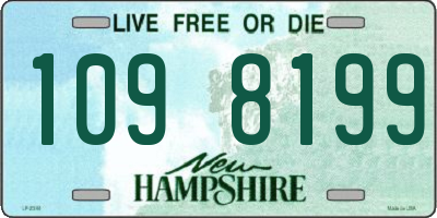 NH license plate 1098199