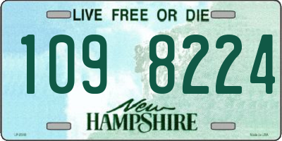 NH license plate 1098224