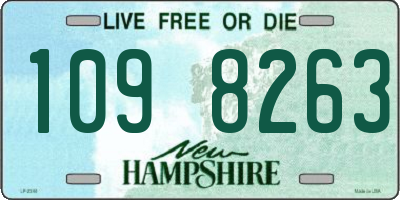 NH license plate 1098263
