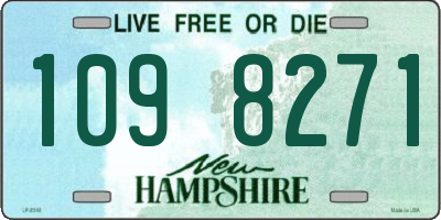NH license plate 1098271