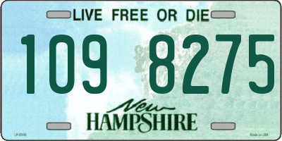 NH license plate 1098275