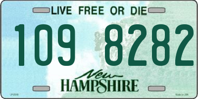 NH license plate 1098282