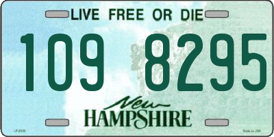 NH license plate 1098295