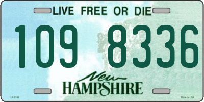 NH license plate 1098336