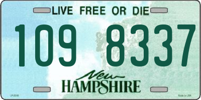 NH license plate 1098337