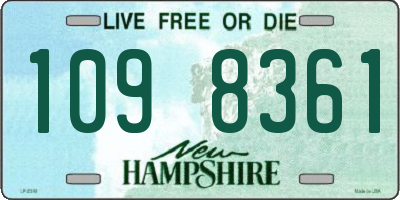 NH license plate 1098361