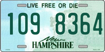 NH license plate 1098364