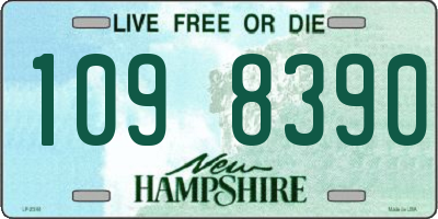 NH license plate 1098390