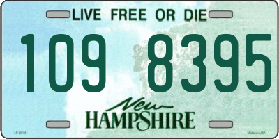 NH license plate 1098395