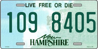 NH license plate 1098405