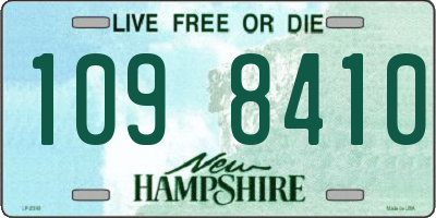 NH license plate 1098410