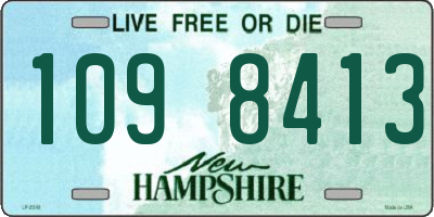 NH license plate 1098413