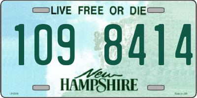 NH license plate 1098414