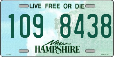 NH license plate 1098438