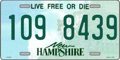 NH license plate 1098439