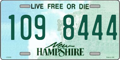 NH license plate 1098444