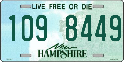 NH license plate 1098449