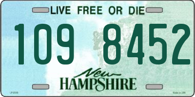 NH license plate 1098452