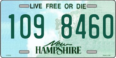 NH license plate 1098460