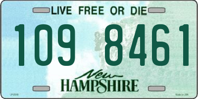 NH license plate 1098461