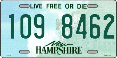 NH license plate 1098462