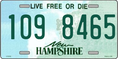 NH license plate 1098465