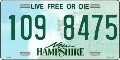 NH license plate 1098475