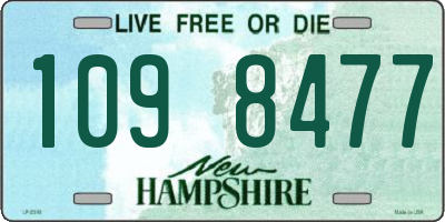 NH license plate 1098477