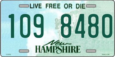 NH license plate 1098480