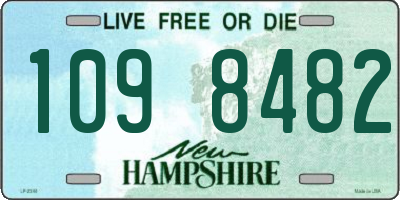 NH license plate 1098482