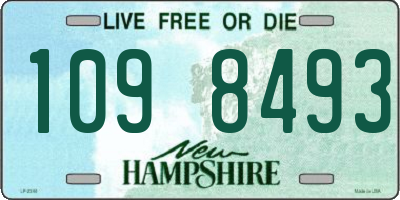 NH license plate 1098493