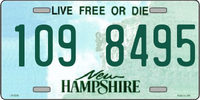 NH license plate 1098495