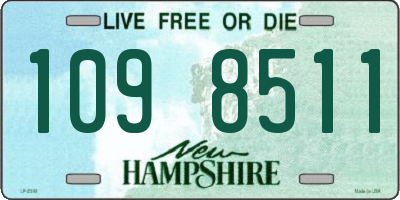 NH license plate 1098511