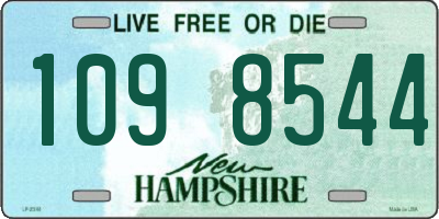 NH license plate 1098544