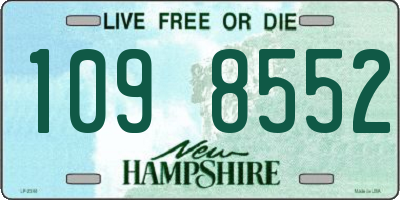 NH license plate 1098552