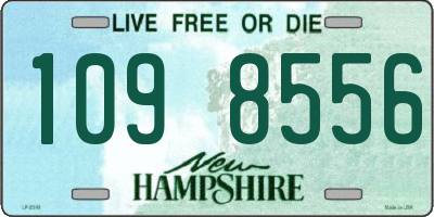 NH license plate 1098556