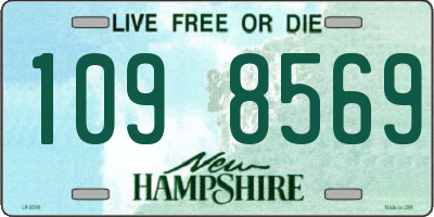 NH license plate 1098569